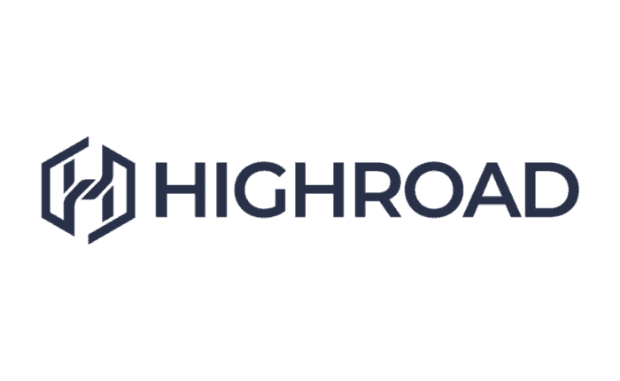 Highroad Partner HighRoad Solutions logo with modern geometric design and bold text.